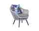 La Casa »Bari« Outdoor Drehsessel lichtgrau
