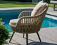 La Casa »Bari« Outdoor Drehsessel natur