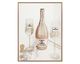 La Casa »Champagner with glasses« Glasbild mit Strassapplikationen 60x80 cm