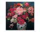 La Casa »Chrysanthemenstrauß in einer Vase« Ölbild handbemalt 110x110 cm