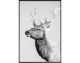 La Casa »Deer black and white« Wandbild II 60x90 cm
