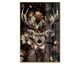 La Casa »Deer in a shower of flowers« Glasbild 80x120 cm