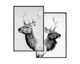 La Casa »Deers« Wandbild 2er-Set