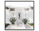 La Casa »Entrance door with Lable« Wandbild mit Strassapplikationen 80x80 cm