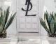 La Casa »Entrance door with Lable« Wandbild mit Strassapplikationen 80x80 cm