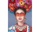 La Casa »Frau mit Blumenschmuck« Ölbild handbemalt