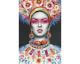 La Casa »Frauenkopf mit Blumenkopfschmuck« Ölbild handbemalt 80x120 cm Artikelbild 1