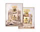 La Casa »Golden Flacons with Perls« Wandbild 2er-Set
