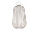 La Casa »Lunaro« LED Metalllaterne taupe