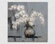 La Casa »Orchideen in Vase« Ölbild handbemalt 80x80 cm