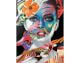 La Casa »Popart Lady Blume orange« Ölbild handbemalt
