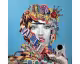 La Casa »Popart Lady Sonnenbrille und Krone« Ölbild handbemalt