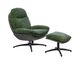 La Casa »Rockdale« Drehsessel und Hocker 2er-Set