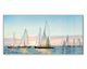 La Casa »Sailing regatta at sunset« Glasbild 160x80 cm