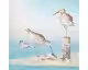 La Casa »Strandläufer auf der Suche« Ölbild handbemalt