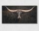 La Casa »Texas Longhorn« Ölbild gerahmt 140x70 cm