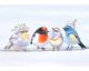 La Casa Ölbild handbemalt "4 bunte Vögel auf Ast A" 70x100 cm Artikelbild 1