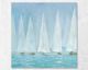 La Casa Ölbild handbemalt "8 Segelschiffe" 90x90 cm Artikelbild 1