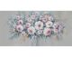 La Casa Ölbild handbemalt "Blumenstrauss weiss rosa" 120x60 cm Artikelbild 1