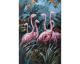 La Casa Ölbild handbemalt "Flamingos" 100x150 cm Artikelbild 1