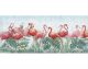 La Casa Ölbild handbemalt "Flamingos pink" 120x60 cm Artikelbild 1