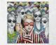 La Casa Ölbild handbemalt "Frauen mit Sonnenbrillen" 120x120 cm Artikelbild 1