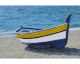 La Casa Ölbild handbemalt "Holzboot am Strand" 120x80 cm Artikelbild 1