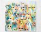 La Casa Ölbild handbemalt "Hunde mit Sonnenbrillen" 100x100 cm Artikelbild 1