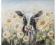 La Casa Ölbild handbemalt "Kuh zwischen Sonnenblumen" 120x90 cm Artikelbild 1