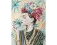 La Casa Ölbild handbemalt "Lady mit Blumenkopfschmuck" 90x120 cm Artikelbild 1