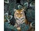 La Casa Ölbild handbemalt "Tiger im Dschungel" 100x100 cm Artikelbild 1
