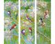La Casa Ölbild handbemalt "Vögel auf Ast" SET 40x120 cm Artikelbild 1