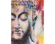 La Casa Ölbild handbemalt "farbiger Buddha" 90x120 cm Artikelbild 1