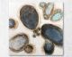 La Casa Ölbild handgemalt "Stones" dark blue 120x120 cm Artikelbild 1