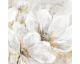 La Casa »weiße Blumen« Ölbild handbemalt