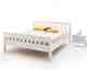 MS-Schuon Massivholz Bett Ben Comfort weiss