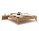 MS-Schuon Massivholz Wildeiche Bettrahmen Rondo