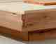 MS-Schuon Wildeiche Massivholz-Bett Max