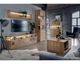 Massivholz »Davos« Highboard II