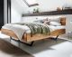 Massivholz »Dreamwood« Wildeiche Massivholzbett