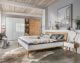 Massivholz »Duocolor 1400« Bett