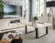 Massivholz »History Pine« Couchtisch mit Metallkufen