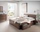 Massivholz »Los Angeles XI« Mokka Massivholzbett
