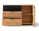 Massivholz »Lugano« Sideboard I mit Holzsockel