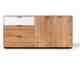 Massivholz »Lugano« Sideboard III mit Holzsockel
