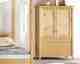 Massivholz »Solvita« Highboard II laugenfarbig