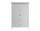 Massivholz »Solvita« Highboard II weiß