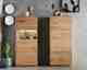 Massivholz »St. Gallen« Highboard I geschlossen
