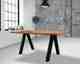 Massivholz »V-Loft« Wildeiche Esstisch