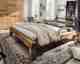 Massivholz »Vancouver 6« Wildeiche Balkenbett